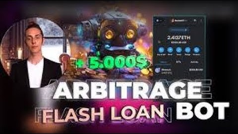 Flash Loans Crypto Arbitrage Trading BOT | Passive Income +9100$ | Tutorial Step By Step (Free BOT)