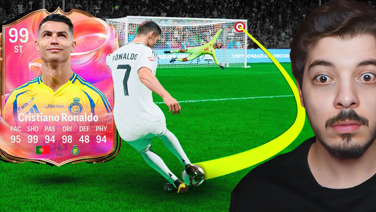 كريستيانو 99 ولكن العجلة تحدد زملائه 🔥😍