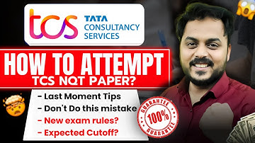 How to Attempt the Paper | Don’t Make This BIG Mistake! | TCS NQT New Rules 2025
