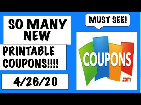 SO MANY NEW PRINTABLE COUPONS!– 4/26/20– *MUST SEE!*