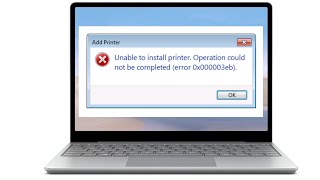 how to fix error 0x000003eb unable to install printer driver on windows