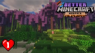 Better Minecraft  Ep 1  So many BIOMES!   Minecraft Modded Let's Play