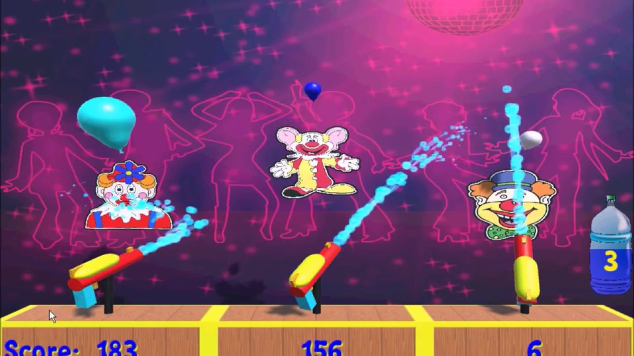 Water Gun Balloon Pop, for 1 to 3 players. YouTube