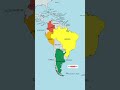Map of brazil neighbours #map #maping #history #geography #globalmap #strongestcountry #ytshorts