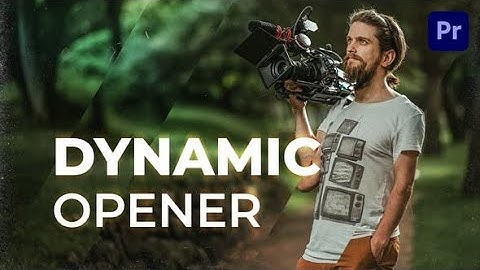 Dynamic Opener | Premiere Pro Template | Tutorial