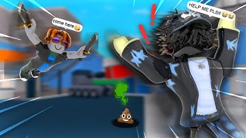 USING AN *AIM TRAINER* IN MM2!! (FUNNY MOMENTS)