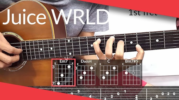 How to Play Hide by Juice WRLD on Guitar *CORRECT WAY* 