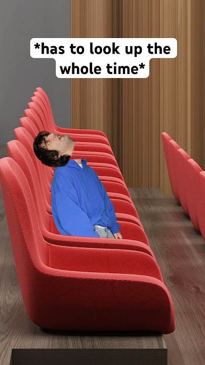 When You Sit Front Row At The Movie Theater 🤣 #shorts #relatable