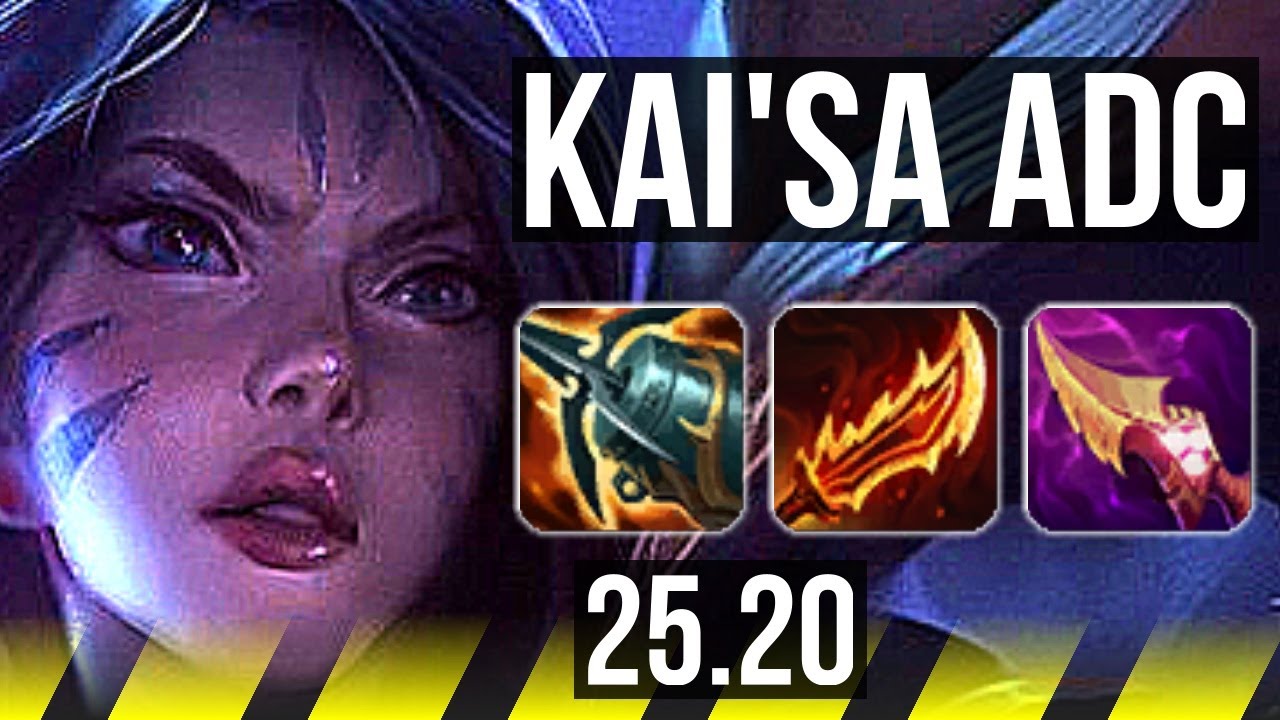 KAI'SA & Nami vs YASUO & Pyke (ADC) | 16/0/12, Legendary | EUW Master | 25.20