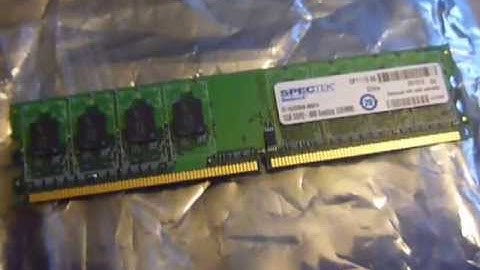 My Open Box SpecTek 1gb DDR2 Desktop Ram that I bought from Microcenter for $7.  Will it work?