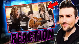 Taylor Swift - Fifteen ft. Miley Cyrus (Live From The 51st GRAMMYs 2009) REACTION!!!