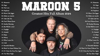 Maroon 5 Best Songs Collection 2024 💖 Greatest Hits Songs of All Time 💖 Music Mix Playlist❤️