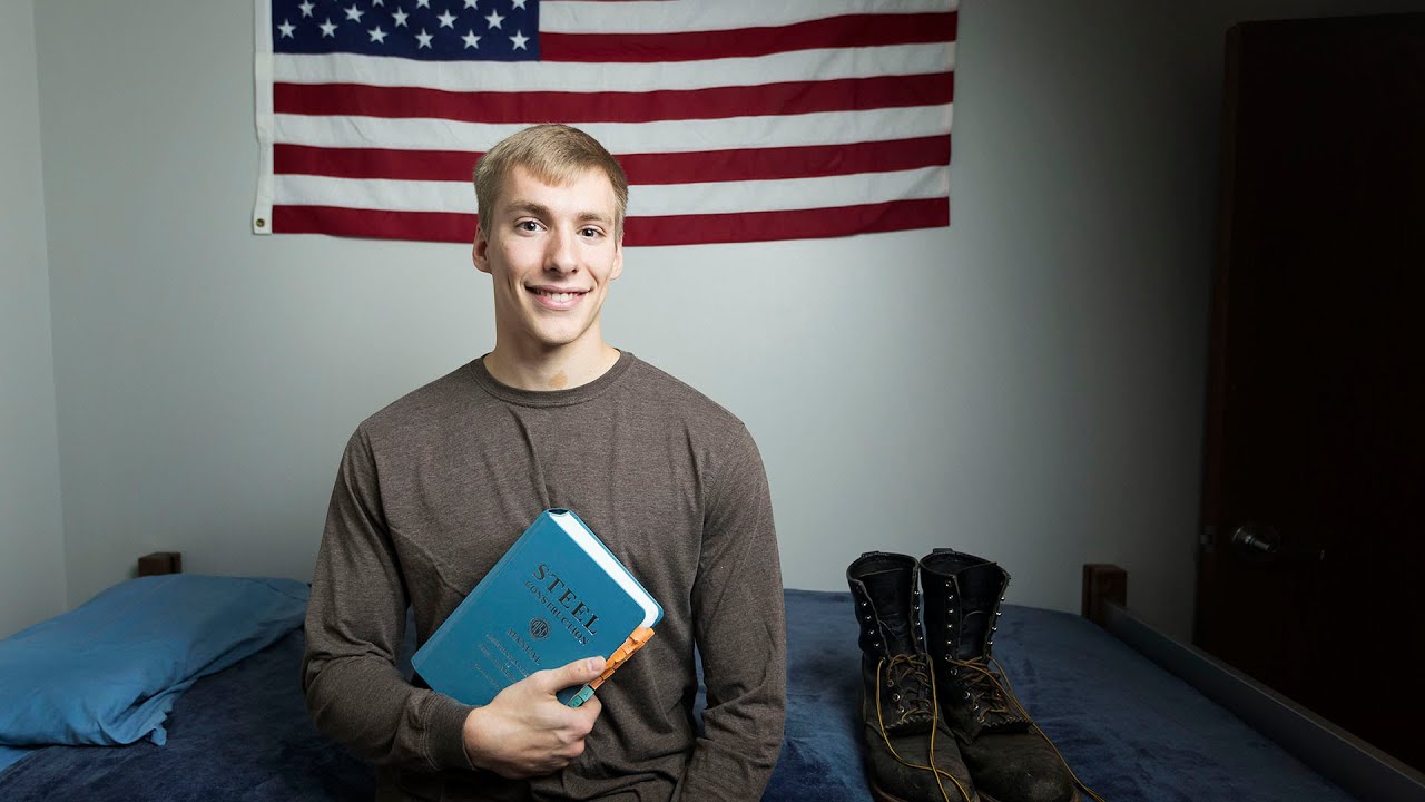 Andrew Ruder: December 2021 graduate reads letter to younger self - YouTube
