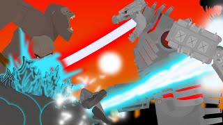 Godzilla vs Kong Ep#8 (Finale)/ The War of the Titans - Stick Nodes Animation