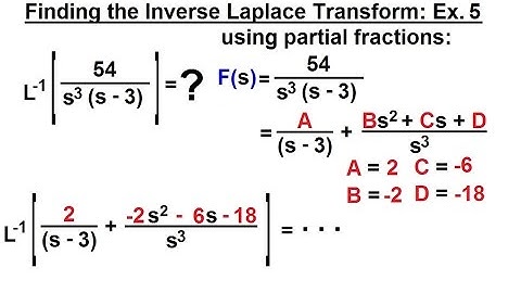 Electrical Engineering: Ch 16: Laplace Transform (29 of 58) Inverse Laplace Transform=? Ex. 5