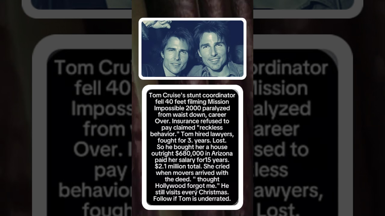 Mira Tom Cruise Paid $2.1M After Losing a Lawsuit - The Reason Is Powerful en YouTube Mira Tom Cruise Paid $2.1M After Losing a Lawsuit - The Reason Is Powerful en YouTube