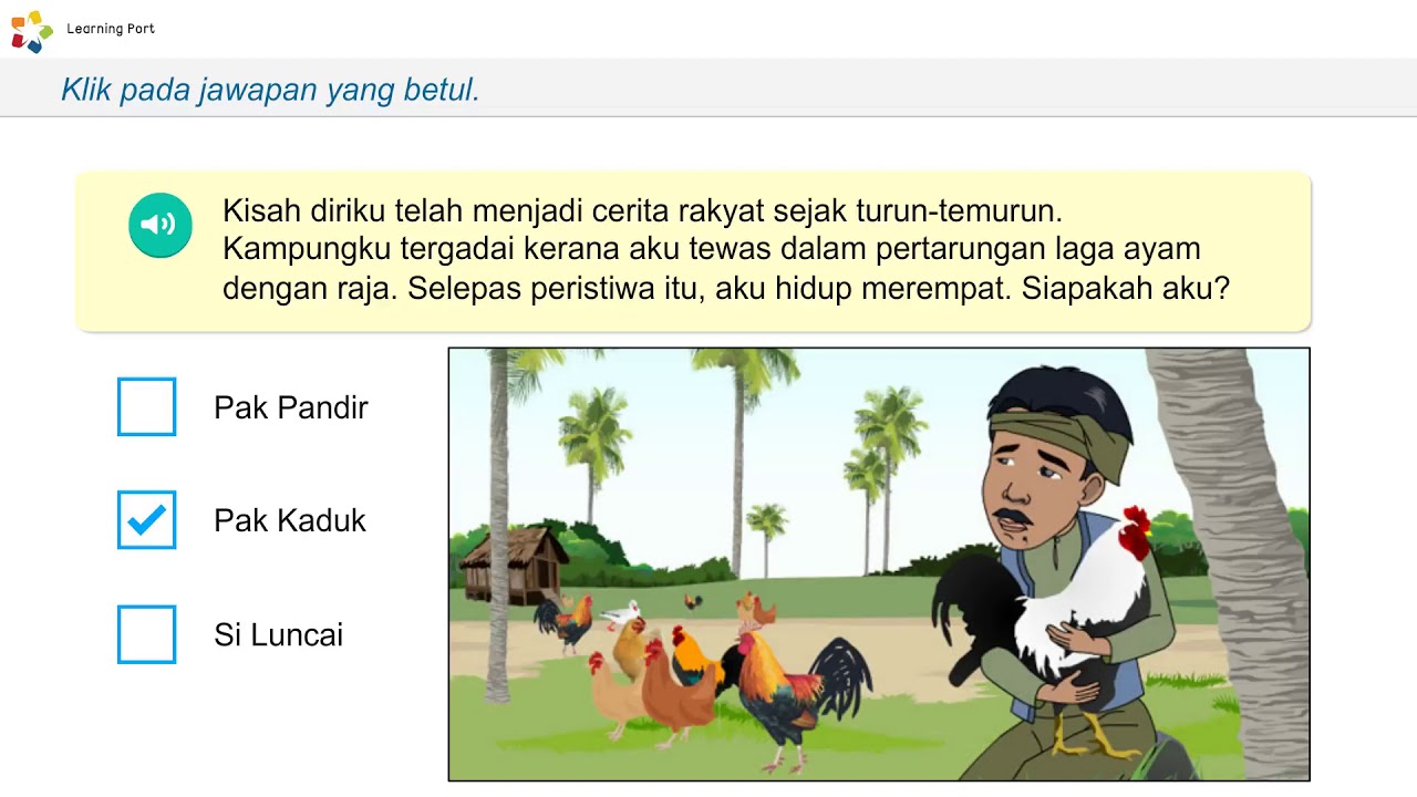 Tingkatan 4  Bahasa Melayu  Cerpen Kaduk Ayam dan Raja  YouTube