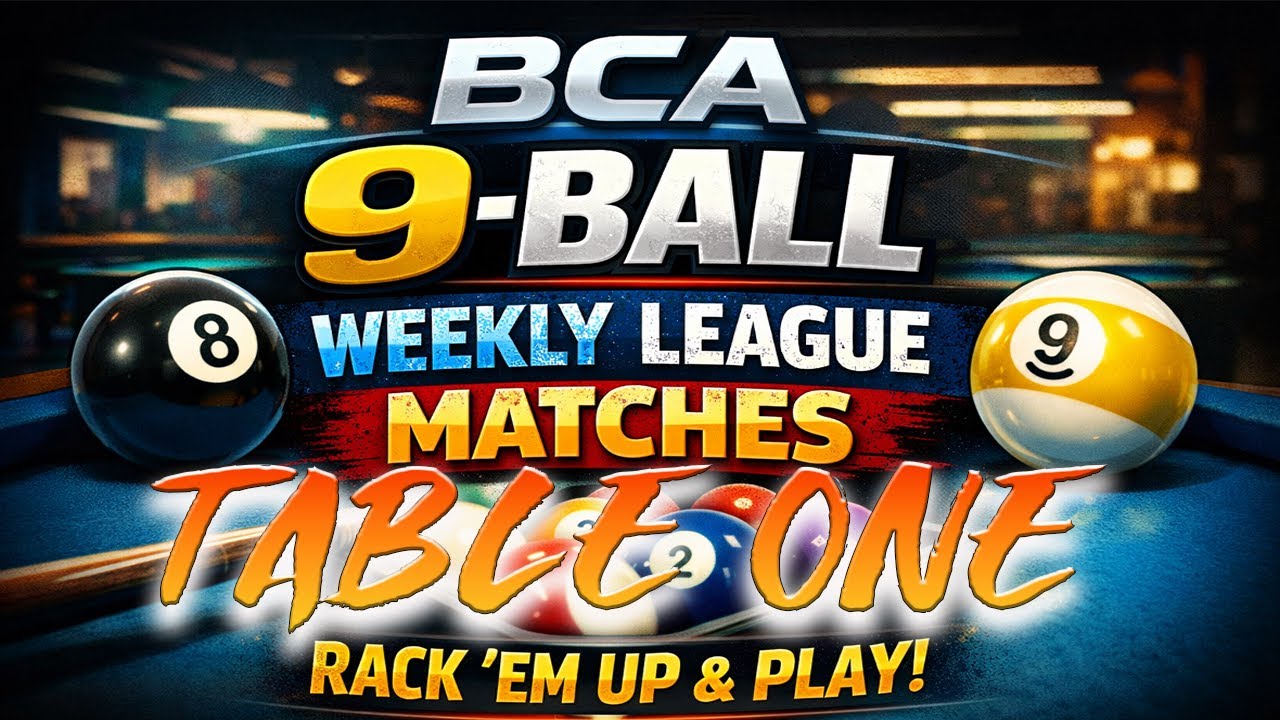 BCA 9/10 ball  Matches Table 1