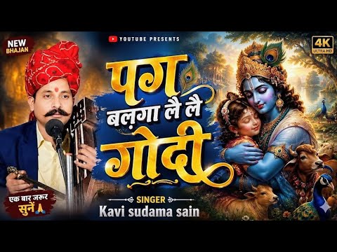 पग बल़गा लै लै गोदी [New bhajan] ||कवि सुदामा सैन|| Kavi sudama sain bhajan  आज शाम 6:15