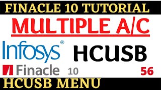 Famous Finacle 10 Tutorial || HCUSB || Finacle 10 menu || Learn and gain Profile