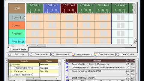 31 Connecting to External Systems - Production Scheduling Software Asprova, Hands on training