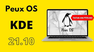 Peux OS Midnight — KDE 21.10 — KDE Plasma Version 5.22.5 — Customized ArchLinux — Creator