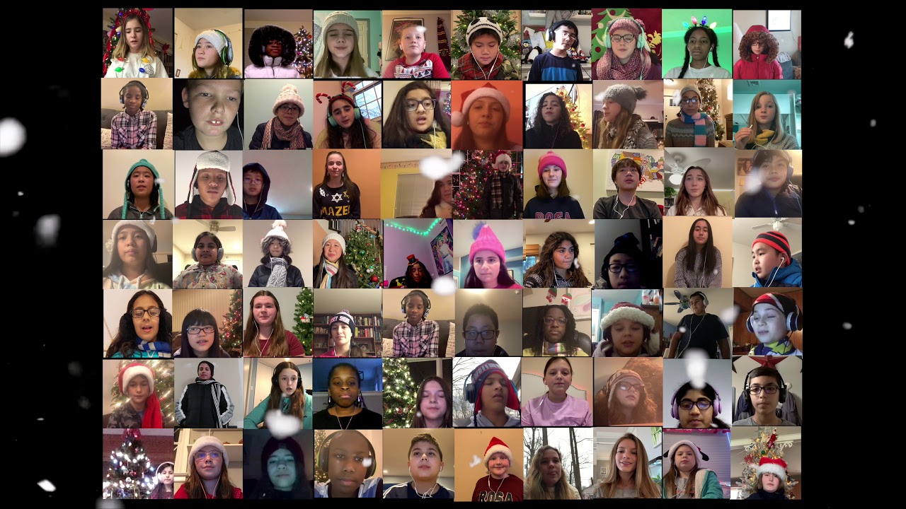 Rosa International Middle School Winter Wonderland Choir 2020 YouTube