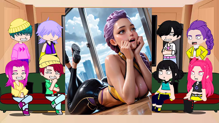 K-Pop Demon Hunters React To Themeselves / Memes / TikToks / Saja Boys / Huntrix / Gacha React