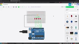 Arduino Projects (2): 4-bit binary counter.