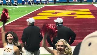 12-30-2025 The USC Trojan Marching Band play Fight Onthrough out the game.