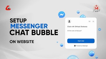 Setup Messenger Chat Bubble on Website