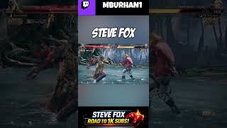 Things Only Steve CAN DO in Tekken!  #stevefox #tekken8 #gaming #beststeve