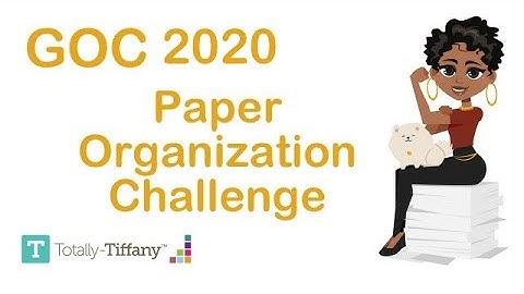 #2 Paper Sorting and Organization GOC2020