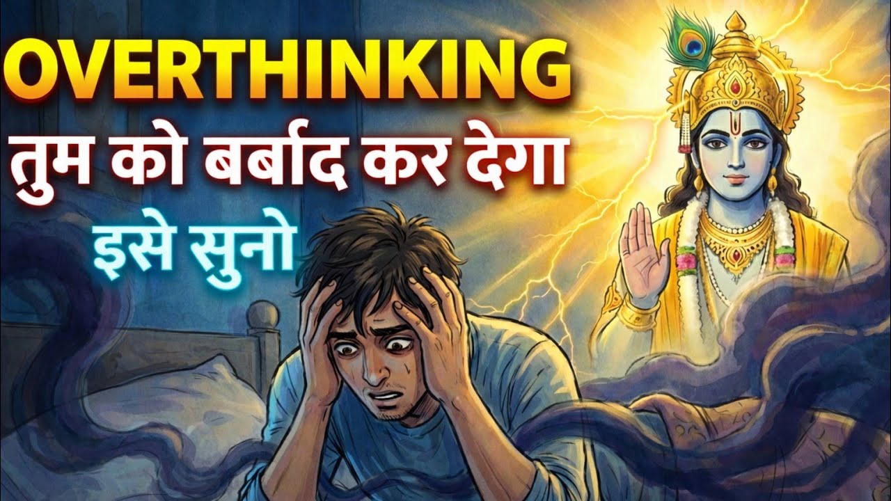 “Overthinking Kaise Band Kare? Krishna Ka Powerful Message ||