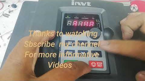 Invt gd200a under voltage fault repairing.