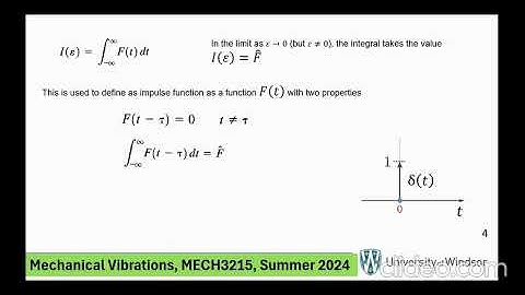 Lecture 15 Mechanical Vibrations MECH3215 S2024