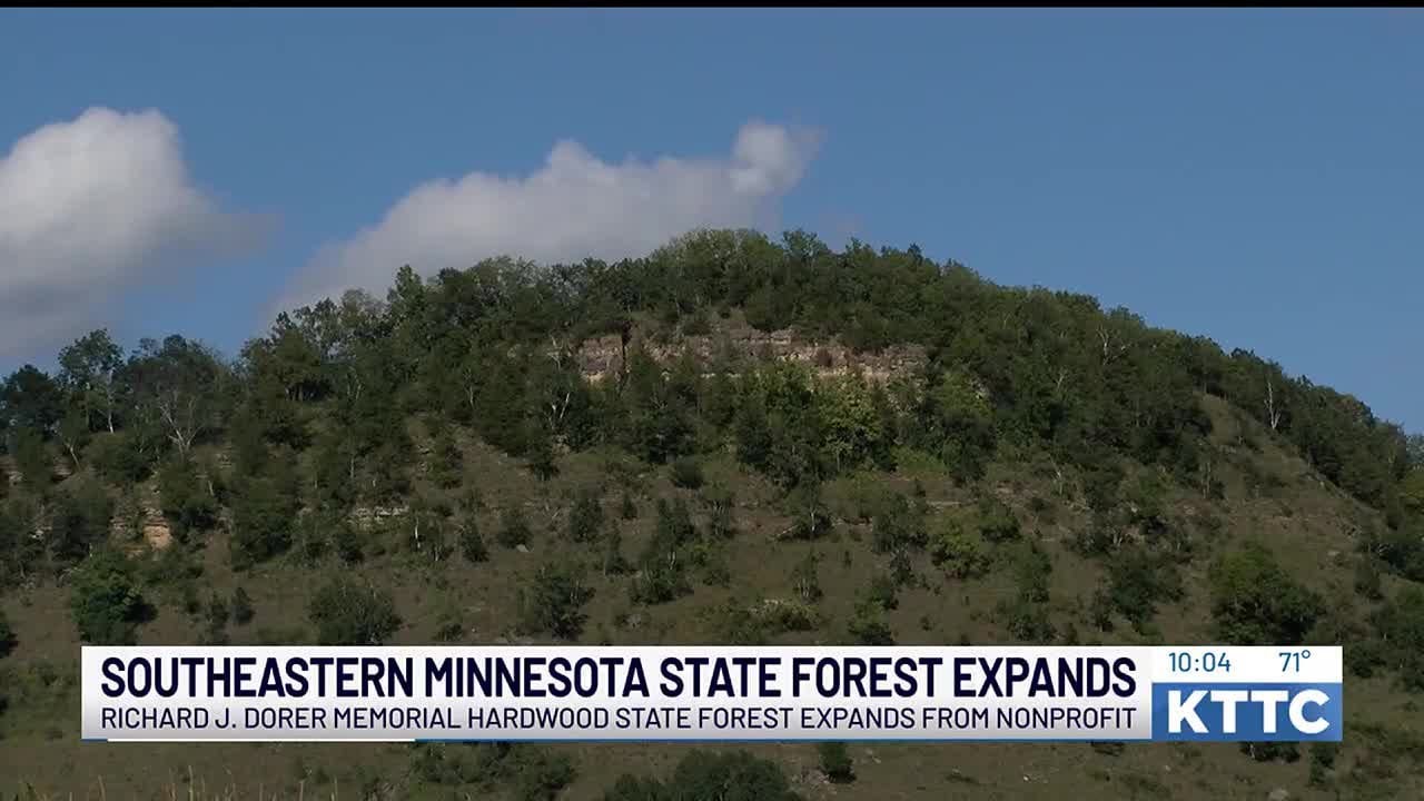 Southeastern Minnesota state forest expands
