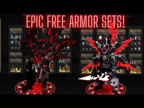 AQW Grab These FREE Armor Sets & Weapons! AQWorlds