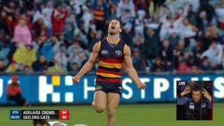 Wrighty wins it for the Crows!