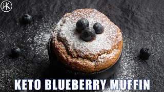 Keto Blueberry Muffin (90 second Keto muffin)