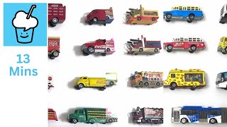 Different Bus Types Dekotora truck Coca Cola Truck Vehicles  Reviews tomica トミカ Single Decker Bus