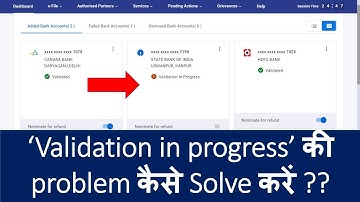 How to pre-validate or validate bank account | New Income tax Portal| Remove or Add Bank account|