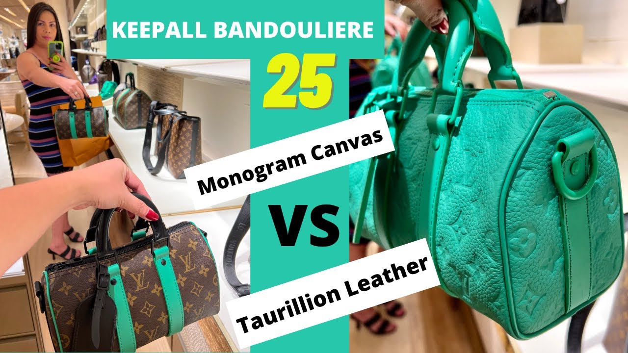 Keepall Bandoulière 25 Monogram Taurillon Leather - Travel