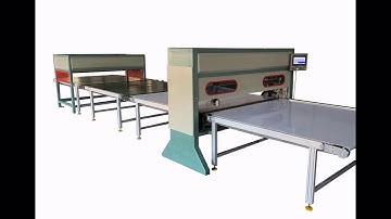 Cnc mattress gluing production line machine - Softlife Machinery