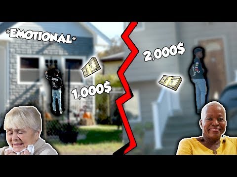 Knocking on Strangers Doors in The Hood, Then Paying Their Rent *emotional*