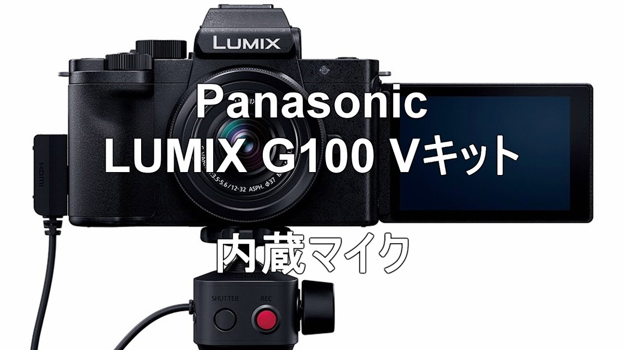 Panasonic LUMIX G100 Vキット 内蔵マイク - YouTube