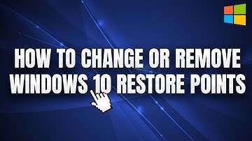 Windows 10 Restore Points Tutorial - How to Remove or Change in 2025