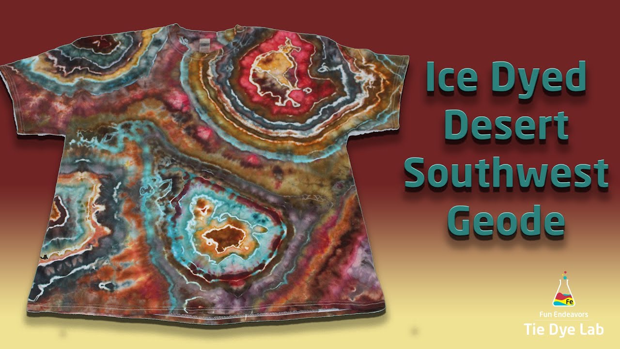 Tie-Dye Designs:  Desert Southwest Geode [Ice Dyed]