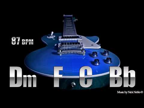 Clean Guitar Soft Rock Backing Track D minor