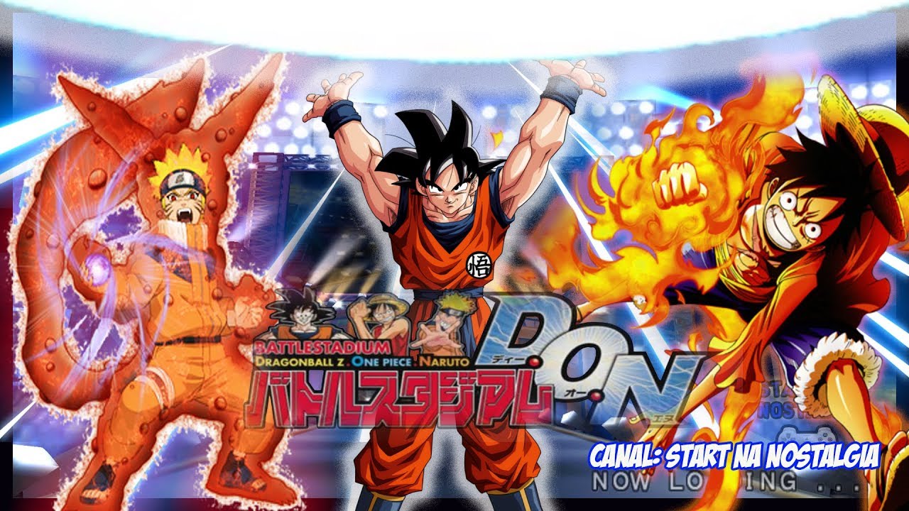 Dragon ball vs Naruto vs One Piece até zerar !!! Battle Stadium D.O.N 
